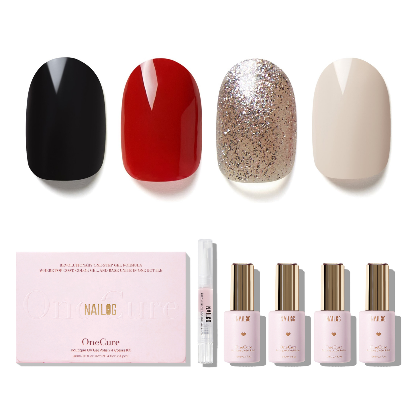 NOCTURNAL ALLURE | OneCure Gel Polish 4PC Kit