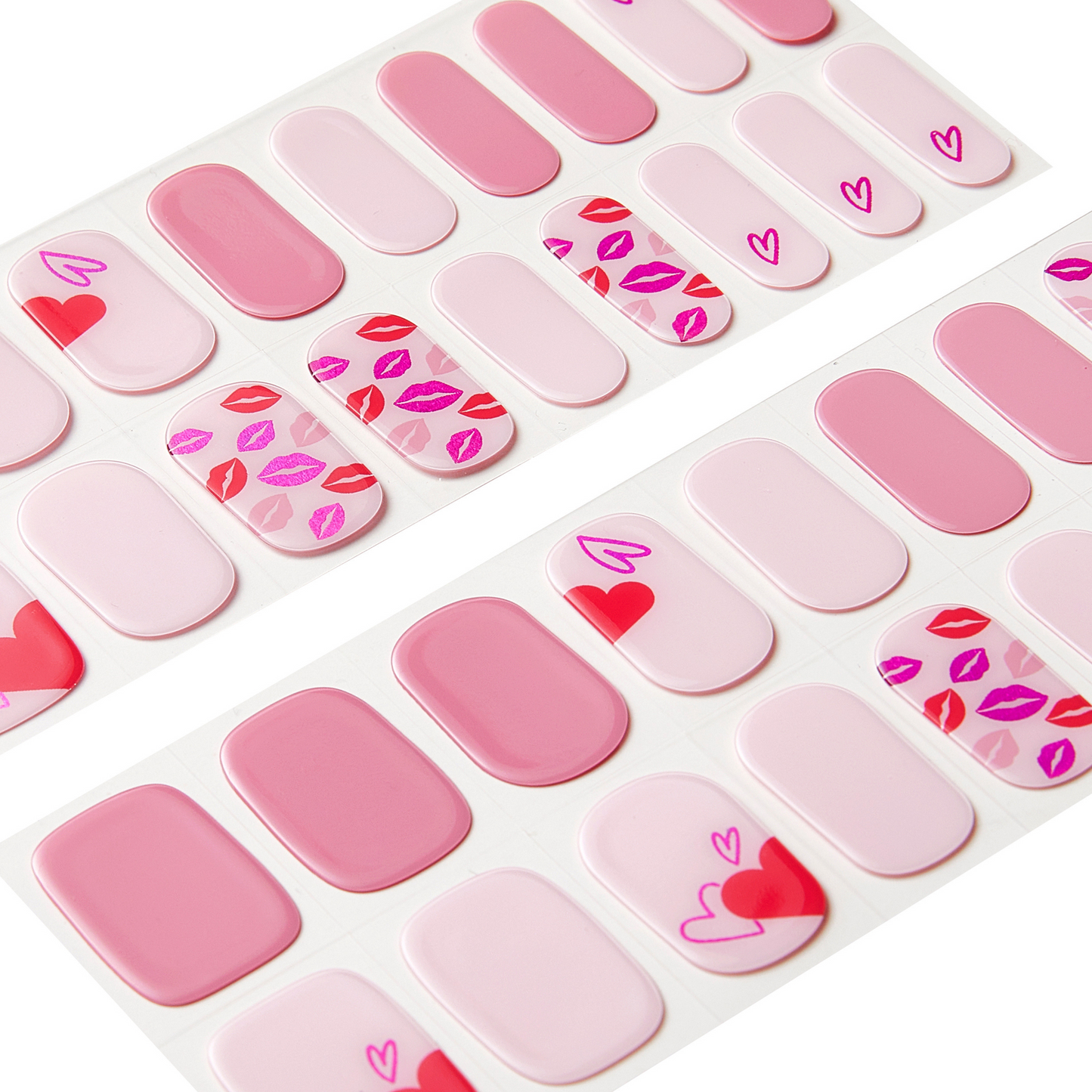 Seal of Love | Mani 34 - NAILOG semi cured nail strip