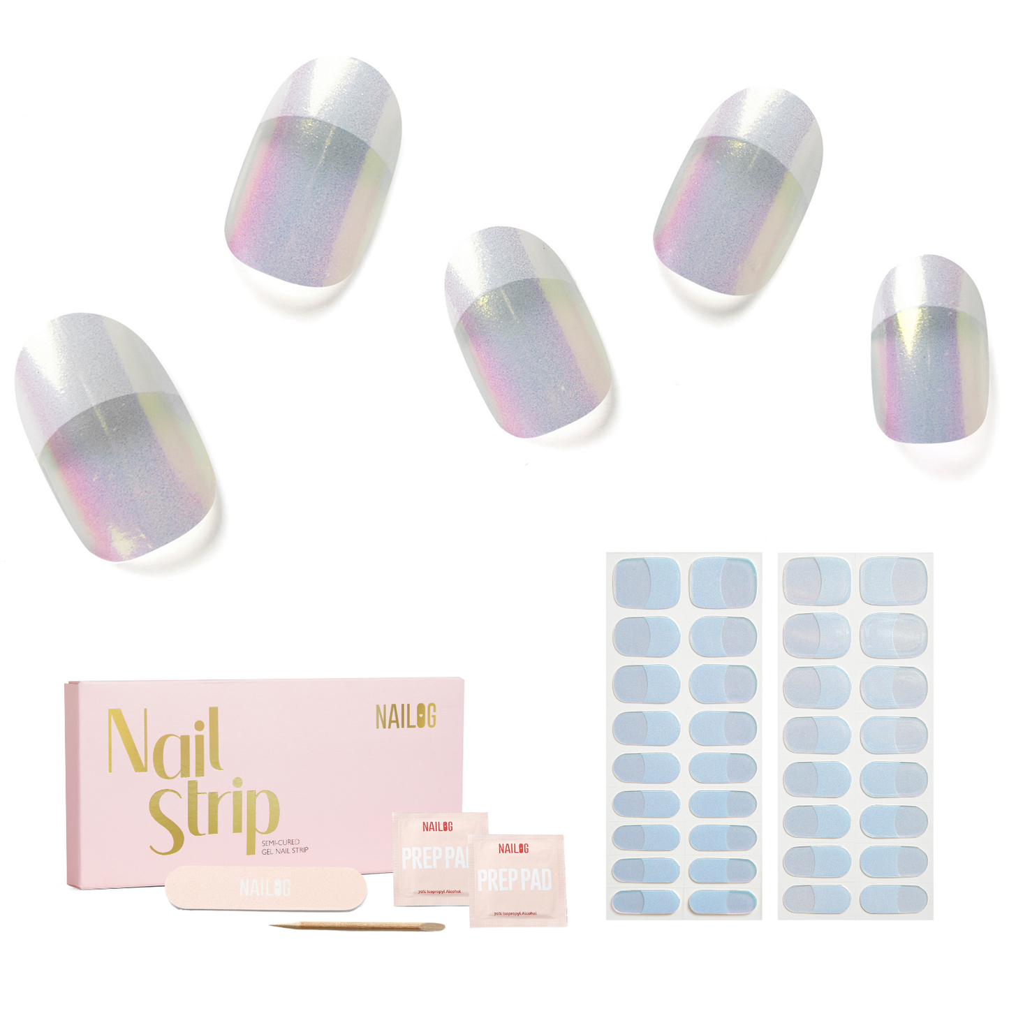 MAGIC AURA| Mani Strip 34PC